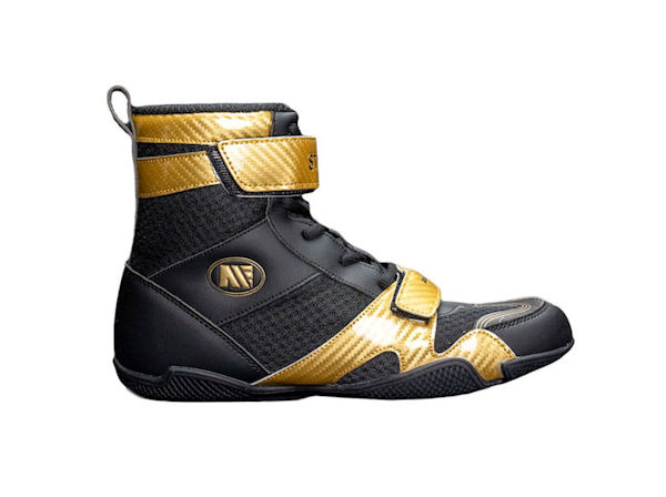 Main Event Stealth Boxing Boots - Black Gold Kids Sizes 1 - 5